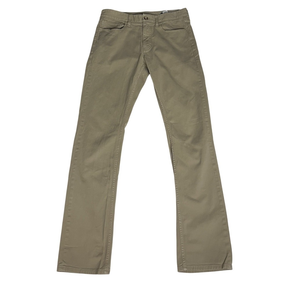 Vineyard Vines Mens 5-Pocket Pants Tan 31x34‎ Stretch Straight Leg